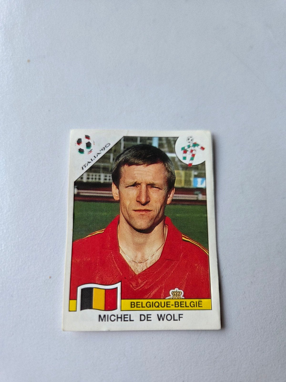 Panini WK 90, Verzamelen, Sportartikelen en Voetbal, Ophalen of Verzenden, Zo goed als nieuw, Buitenlandse clubs, Poster, Plaatje of Sticker
