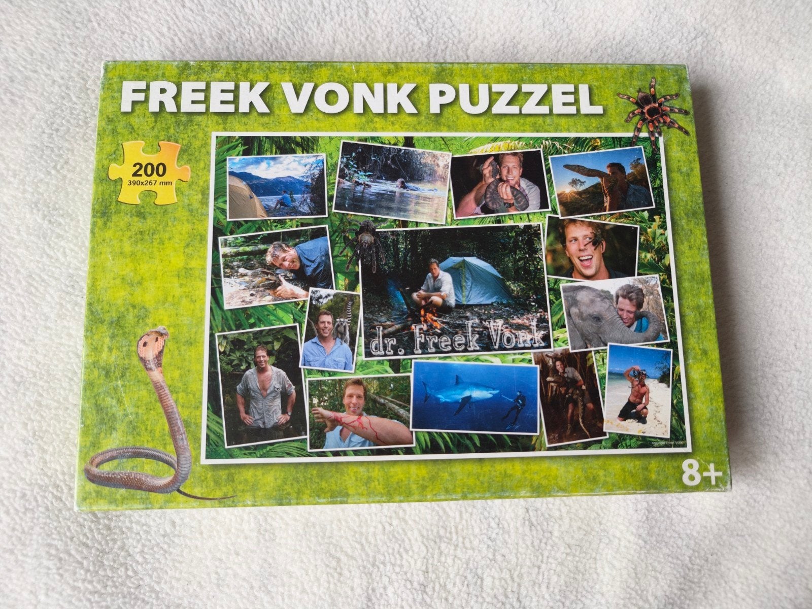 Freek Vonk Puzzel 200 stukjes - mist 1 hoekstukje, Ophalen, Minder dan 500 stukjes, Gebruikt, Legpuzzel