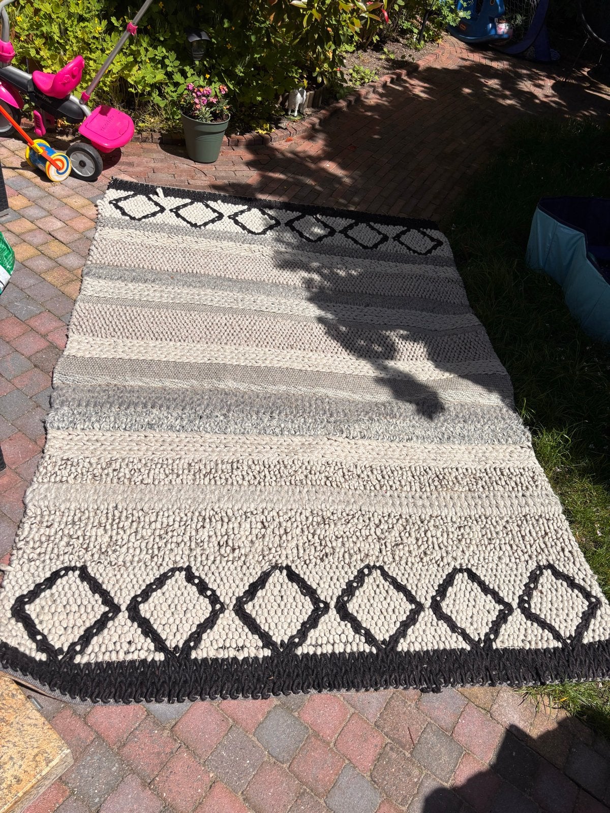 Brinker Karpet XX810 - Groot kleed 160x230 cm, Ophalen, Gebruikt, Beige, 150 tot 200 cm