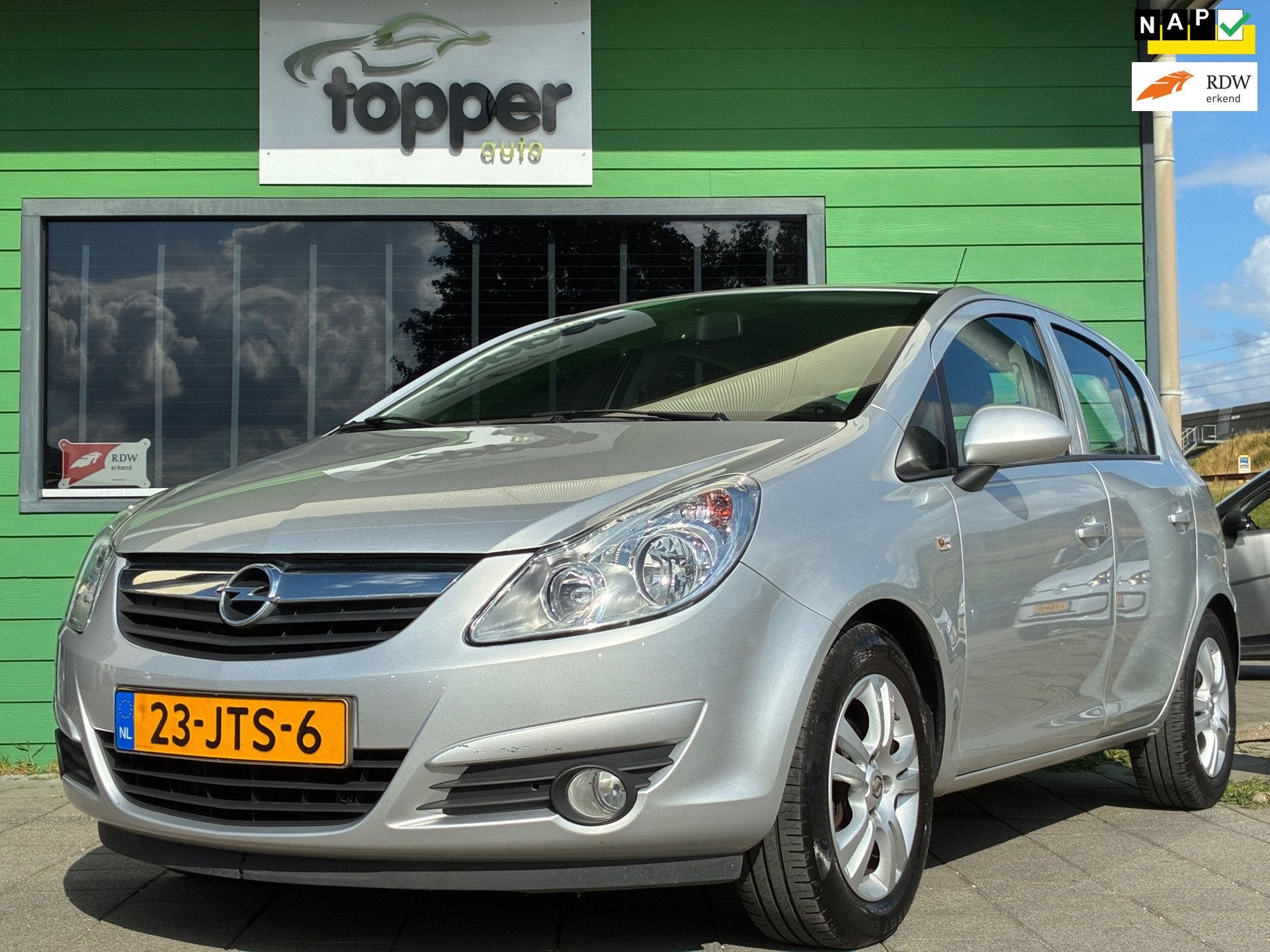 Opel Corsa 1.2-16V Enjoy|1e Eigenaar|Airco|CruiseControl|Ele, Auto's, Voorwielaandrijving, Gebruikt, Metallic lak, 4 cilinders