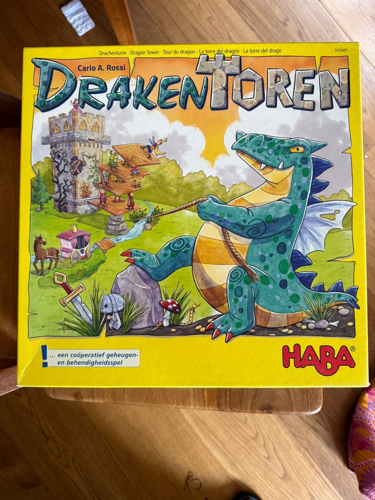 Haba spel Drakentoren, Ophalen of Verzenden, Gebruikt