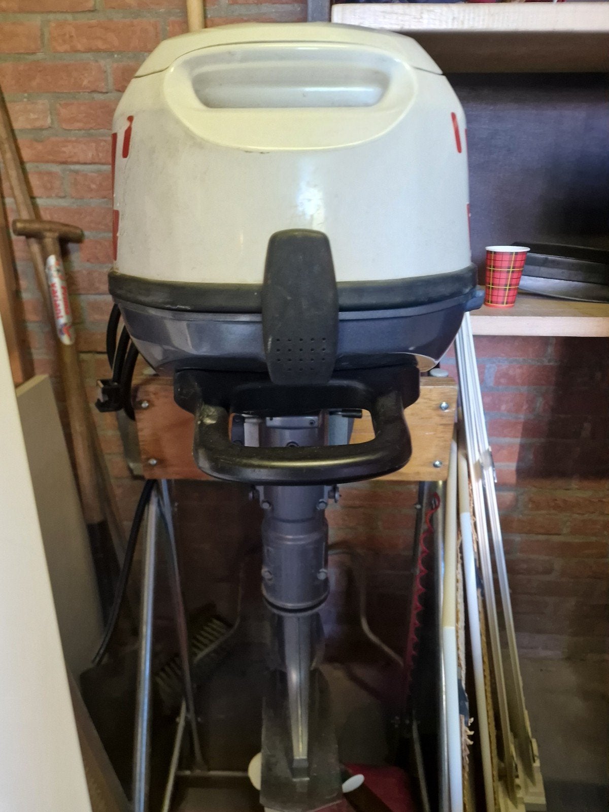 Rubberboot Eberth met Yamaha 6 PK buitenboordmotor, Ophalen of Verzenden, Gebruikt