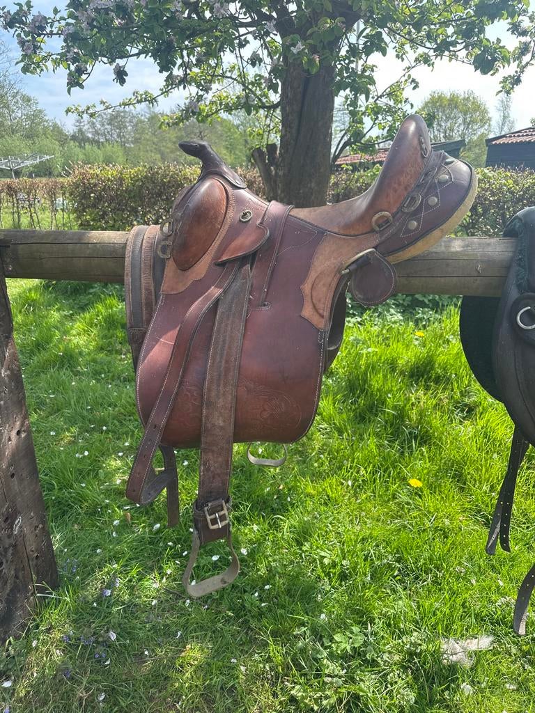 Australian Stocksaddle en boomloos zadel, Dieren en Toebehoren, Ophalen, Gebruikt, Recreatie