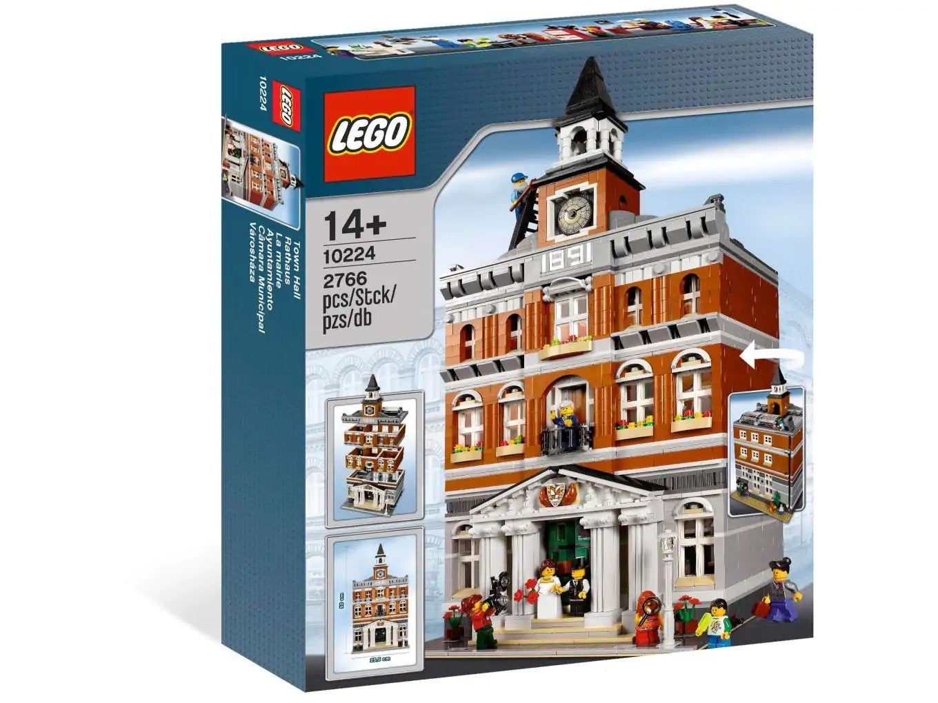LEGO 10224 Stadhuis - Town Hall (Modular Buildings) *NIEUW*, Ophalen of Verzenden, Nieuw, Lego, Creator