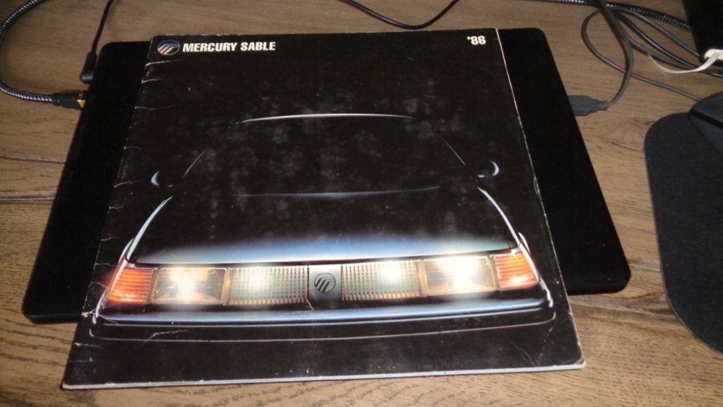 USA Folder  MERCURY SABLE  1986, Boeken, Auto's | Folders en Tijdschriften, Verzenden, Gelezen, Overige merken