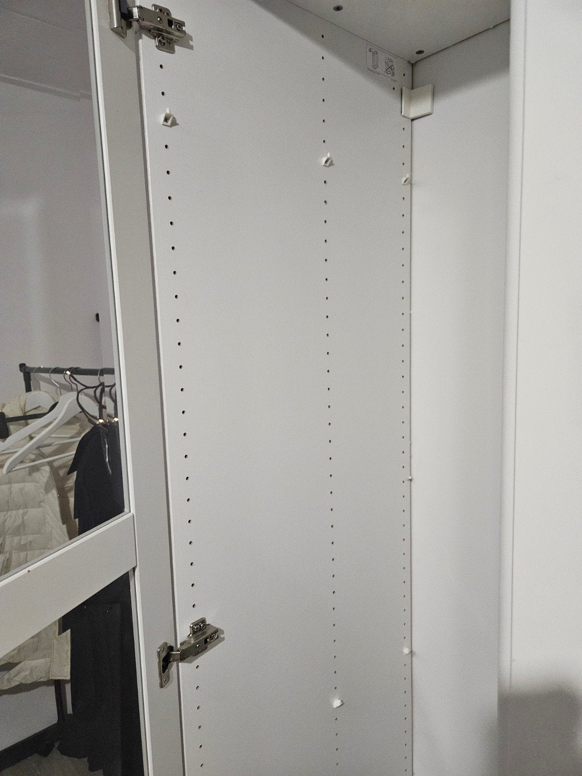 Witte kast met glazen deur - Zo goed als nieuw, Ophalen, 25 tot 50 cm, 50 tot 100 cm, 200 cm of meer