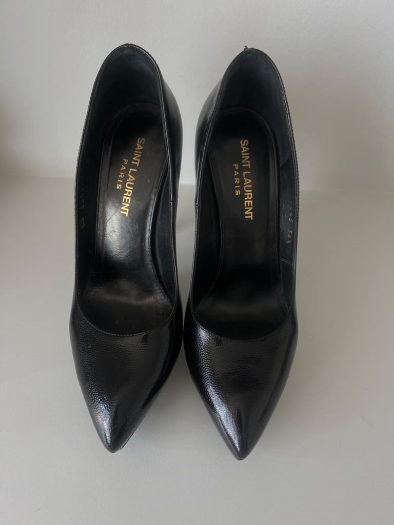 Saint Laurent Paris Pumps Zwart Maat 36.5, Kleding | Dames, Schoenen, Ophalen of Verzenden, Gedragen, Zwart, Pumps
