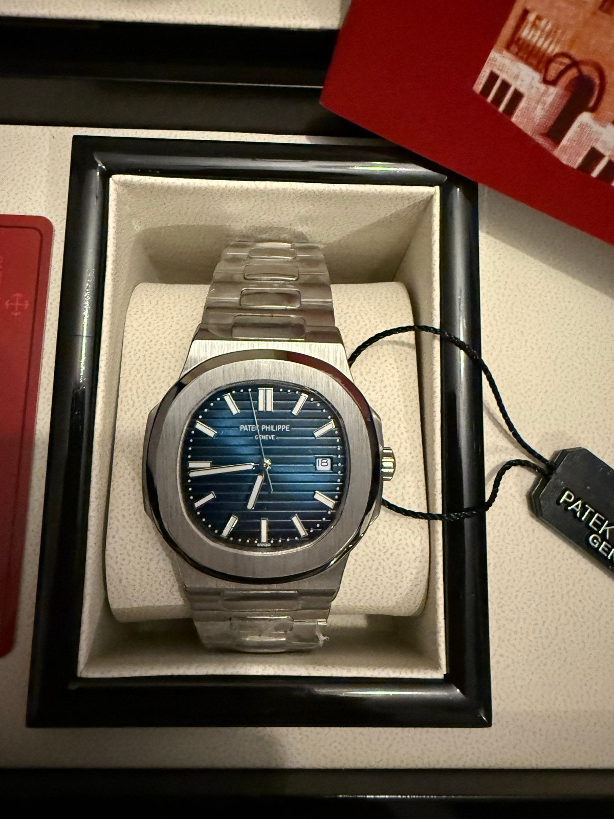 Patek Philippe Nautilus 5711/1A-010 Stalen Horloge, Ophalen of Verzenden, Zo goed als nieuw, Staal, Polshorloge