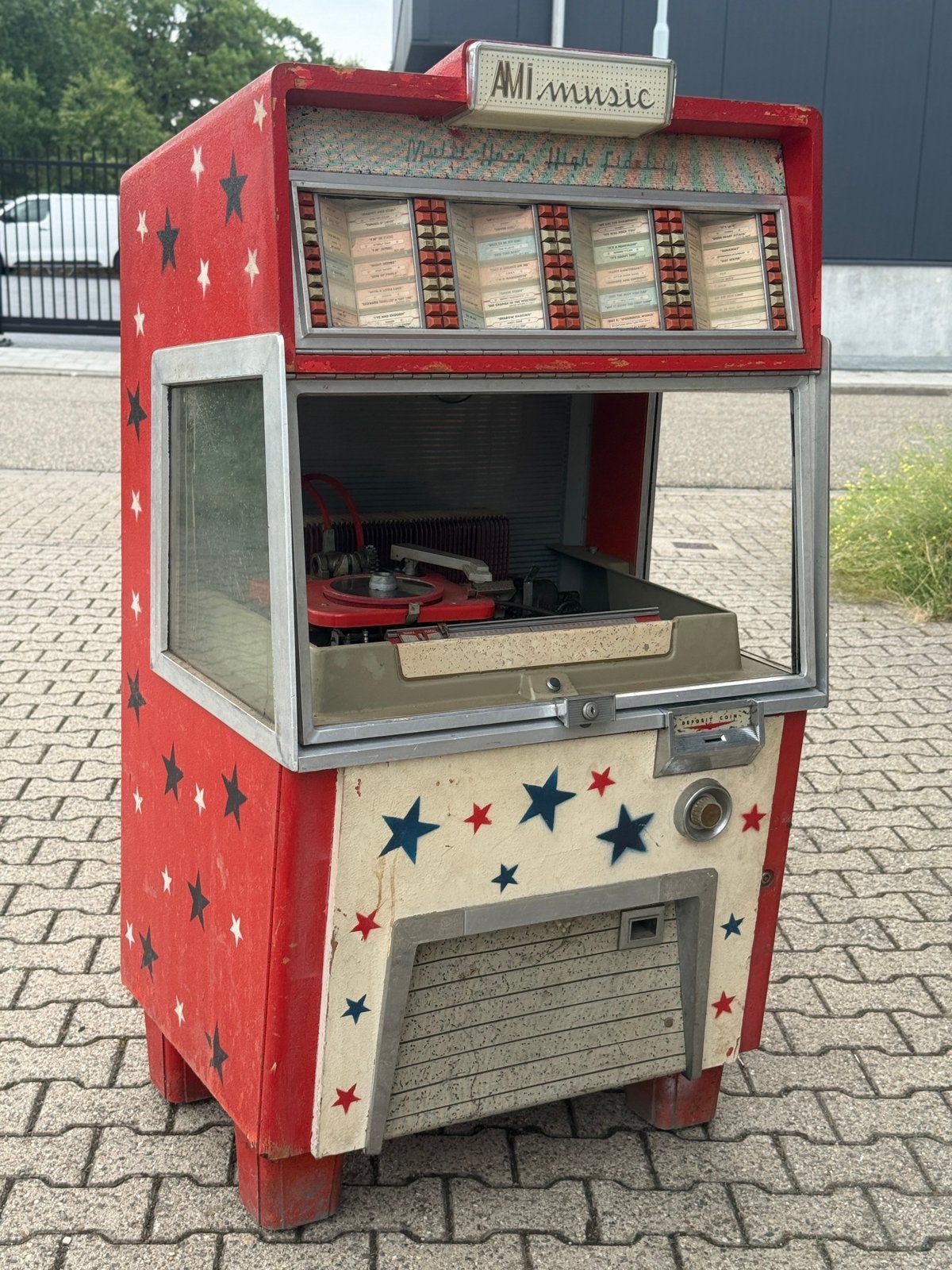 JUKEBOX DEAL : AMI # F80 jukebox., Verzamelen, Automaten | Jukeboxen, Ophalen, Ami, Gebruikt, 1950 tot 1960