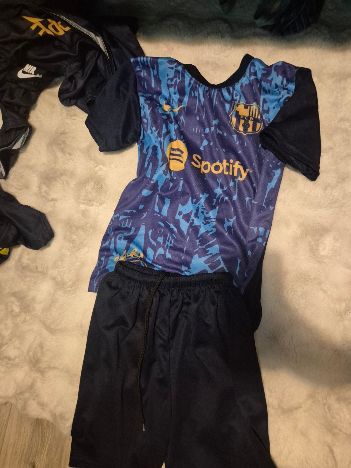FC Barcelona tenue Pedri 8 - Maat M, Kleding | Heren, Ophalen of Verzenden, Zo goed als nieuw, Voetbal, FC Barcelona