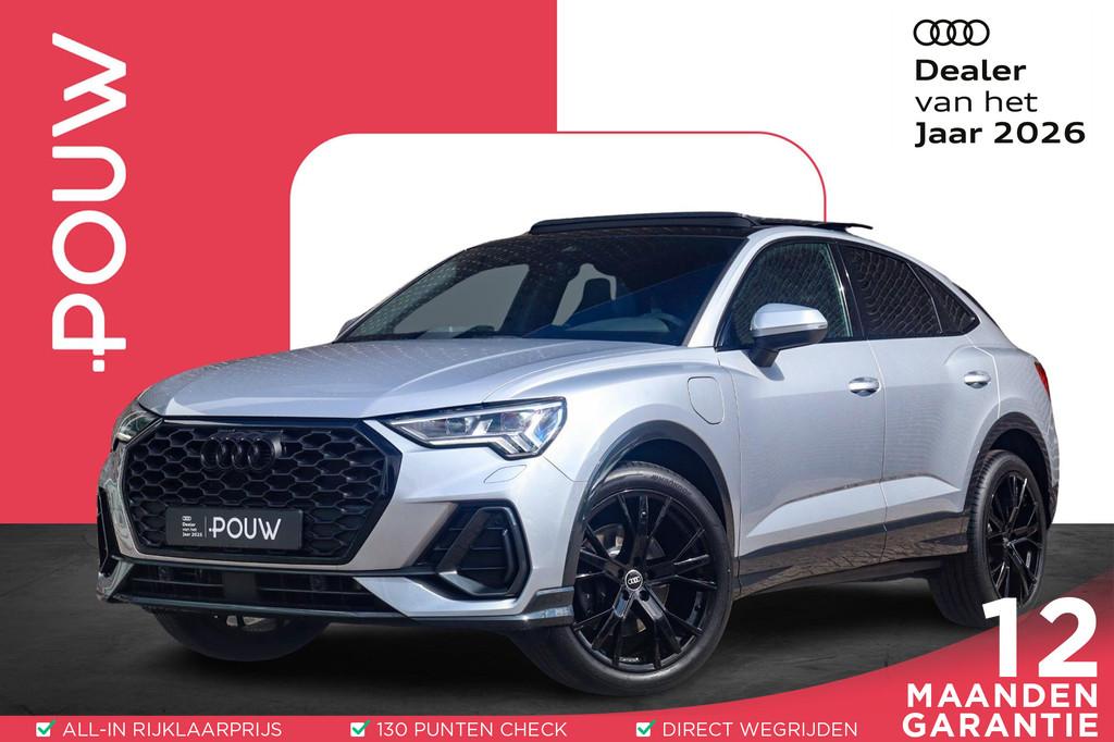Audi Q3 Sportback 45 TFSIe 245pk PHEV S Edition | Panoramada, Auto's, 12 maanden, Gebruikt, Leder en Stof, Hybride Elektrisch/Benzine