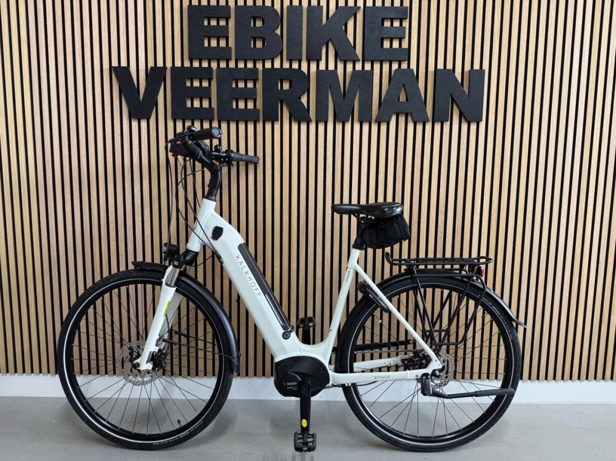 Kalkhoff IMAGE 3 MOVE Bosch Plus 500 watt slechts 16KM! Wit, Fietsen en Brommers, Elektrische fietsen, Gebruikt, -, -, -