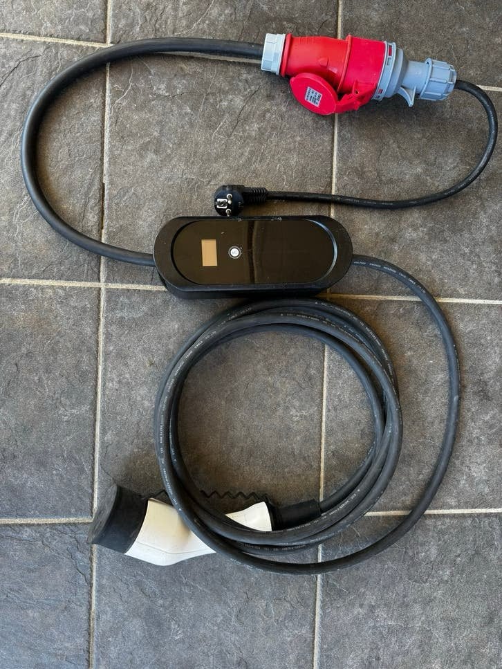 TBSE Mode 2 EV Lader 16A 3-fase met CEE stekker, Ophalen of Verzenden, Gebruikt