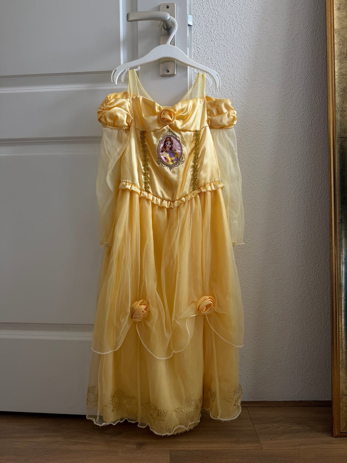 Prachtige Disney Belle jurk - Origineel Disney Store, Ophalen, Zo goed als nieuw, 110 t/m 116, Meisje