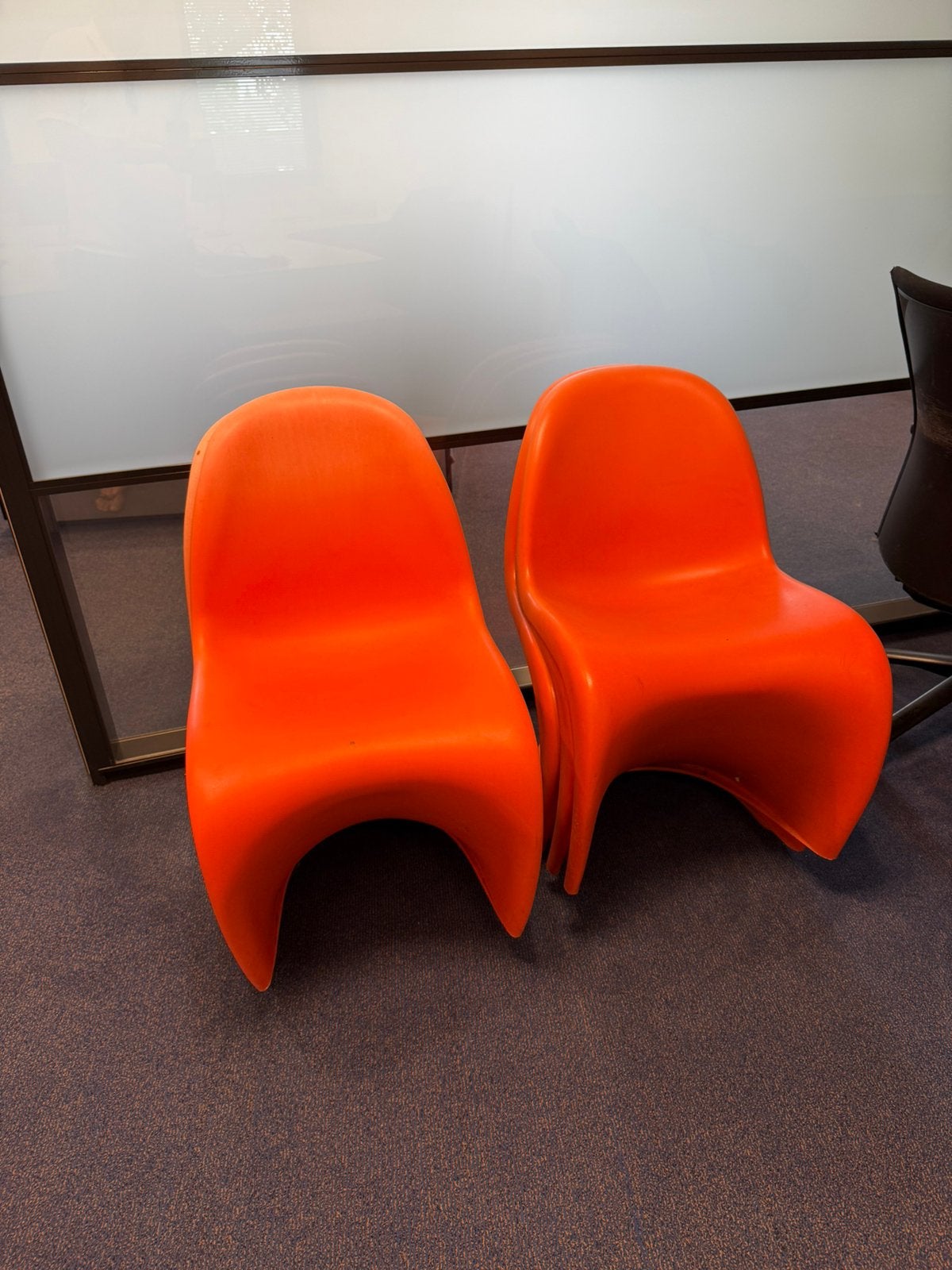 Vitra Verner Paton Design stoelen ook geschikt voor buiten, Ophalen, Modern design!, Kunststof, Gebruikt