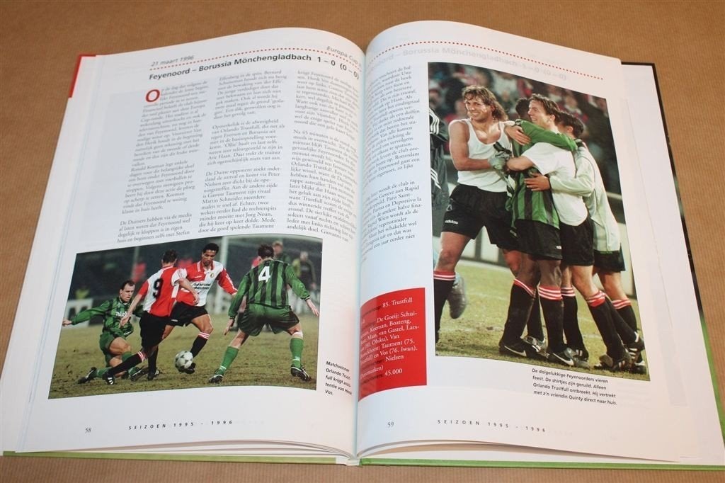 Feyenoord Seizoen 1995-1996 — Jaaroverzicht in Beeld, Ophalen of Verzenden, Gelezen, Watersport en Hengelsport
