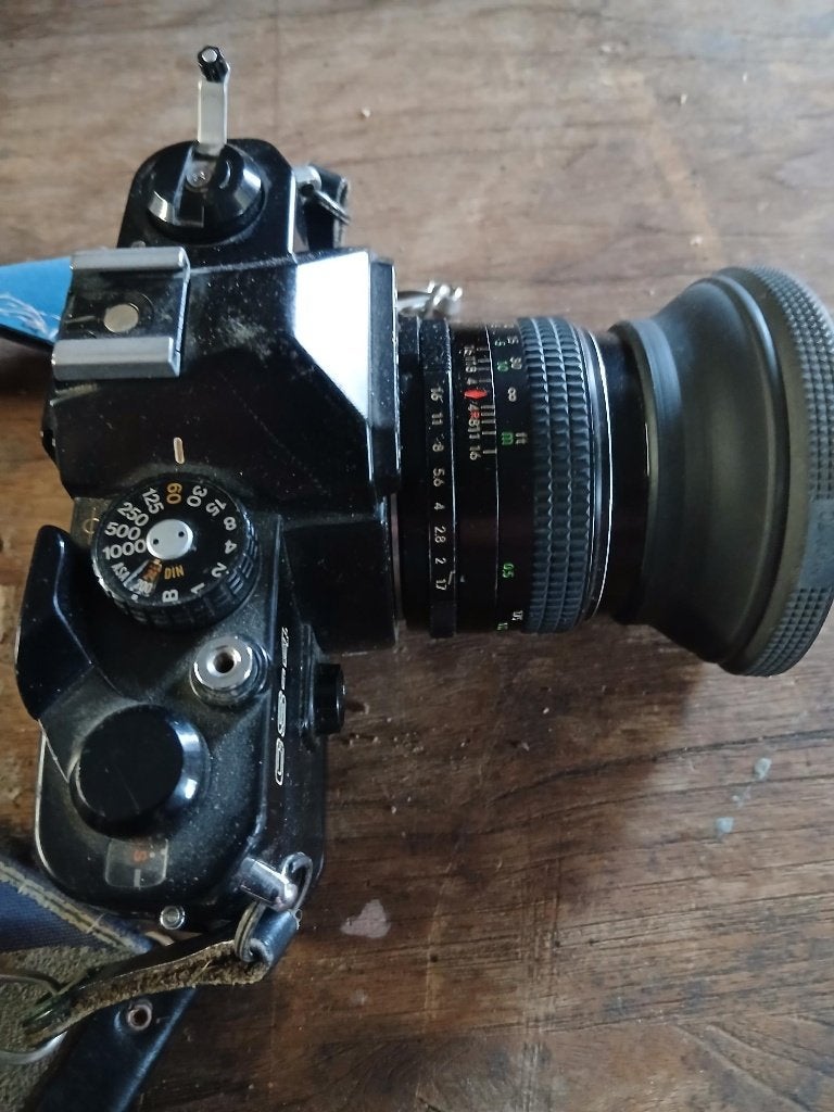 Chinon CS-4 analoge spiegelreflexcamera + 2 lenzen, Ophalen of Verzenden, Gebruikt, Spiegelreflex, Overige Merken