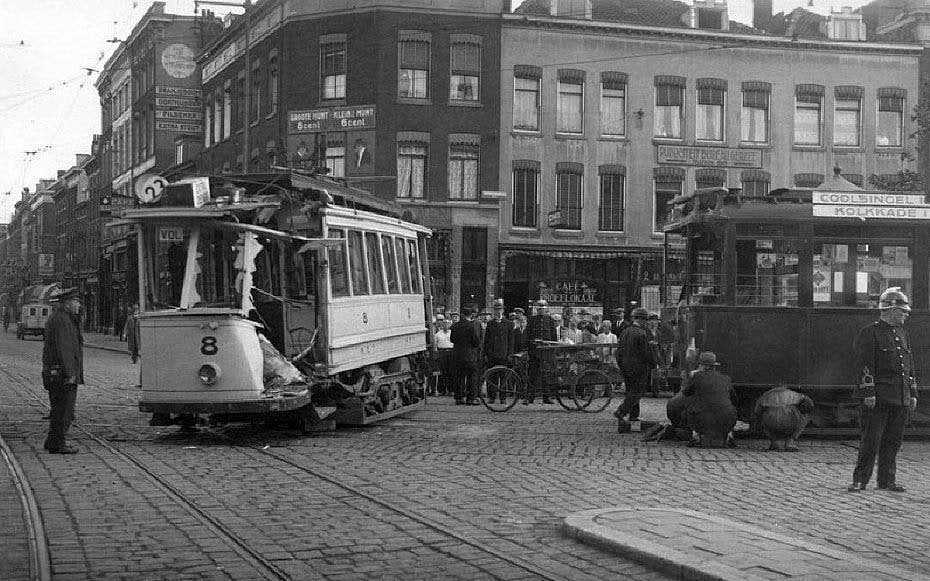 RET Tram 8 Heerenstraatl NADRUK, Ophalen, Voor 1920, Zuid-Holland