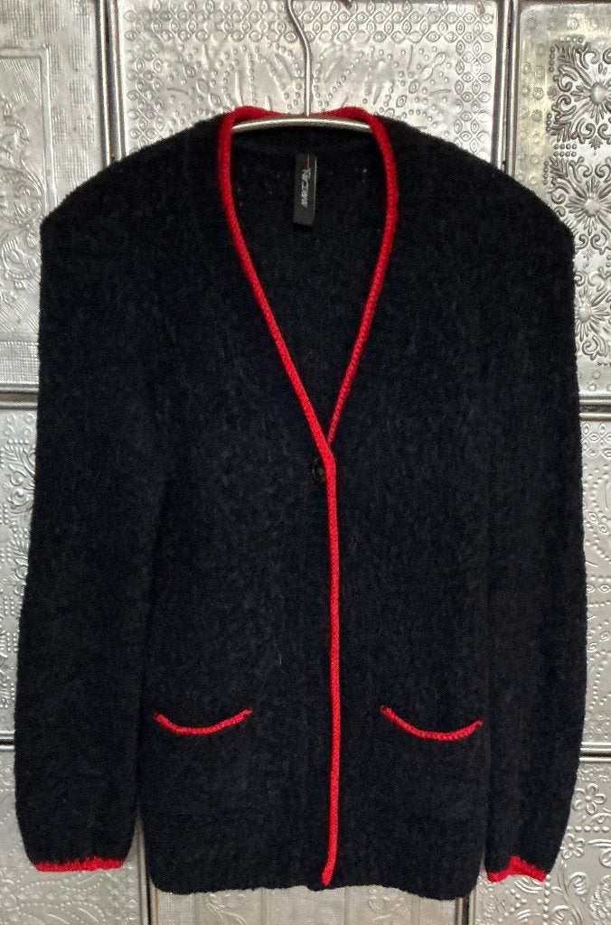 Marccain.  Blauw vest. Mt S., Kleding | Dames, Blauw, Ophalen of Verzenden, Zo goed als nieuw, Maat 36 (S)