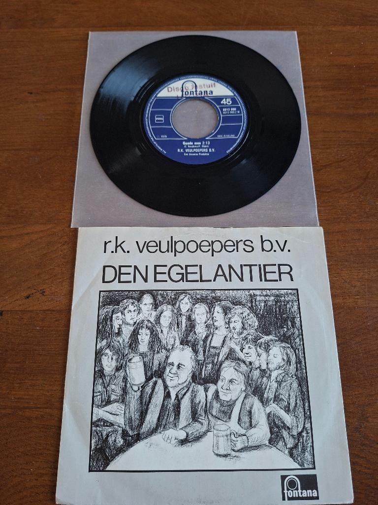 Rk de veulpoepers,den egelantier, Ophalen of Verzenden, Zo goed als nieuw, 7 inch, Rock