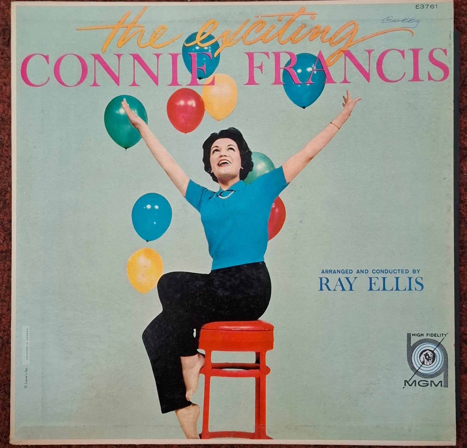 Connie Francis - The Exciting Connie Francis (LP), Ophalen of Verzenden