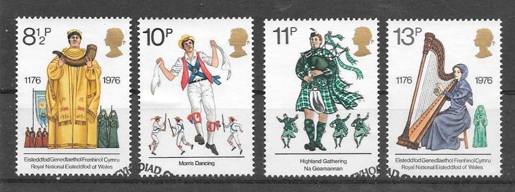 UK 1976  Cultuur, Verzenden, Gestempeld