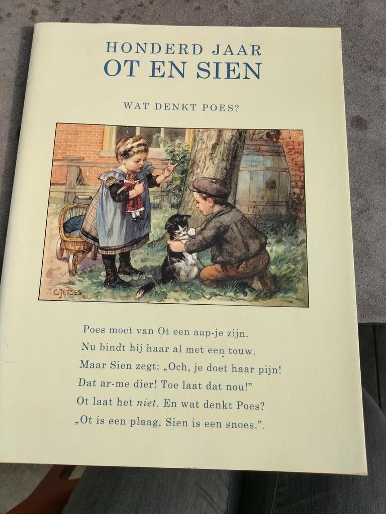 Honderd Jaar Ot en Sien: Wat Denkt Poes? - Boekje, Boeken, Ophalen of Verzenden, Gelezen, C. Jetses, Fictie algemeen