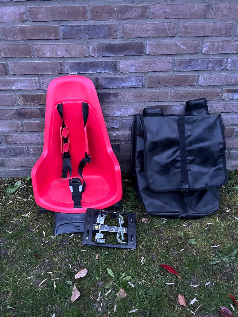 Bobike fietsstoeltje, Fietsen en Brommers, Fietsaccessoires | Fietsstoeltjes, Ophalen, Gebruikt, Achterzitje, Bo-Bike