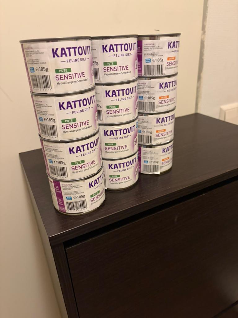 12x Kattovit Sensitive kattenvoer 185g – houdbaar tot 2027, Dieren en Toebehoren, Ophalen, Kat