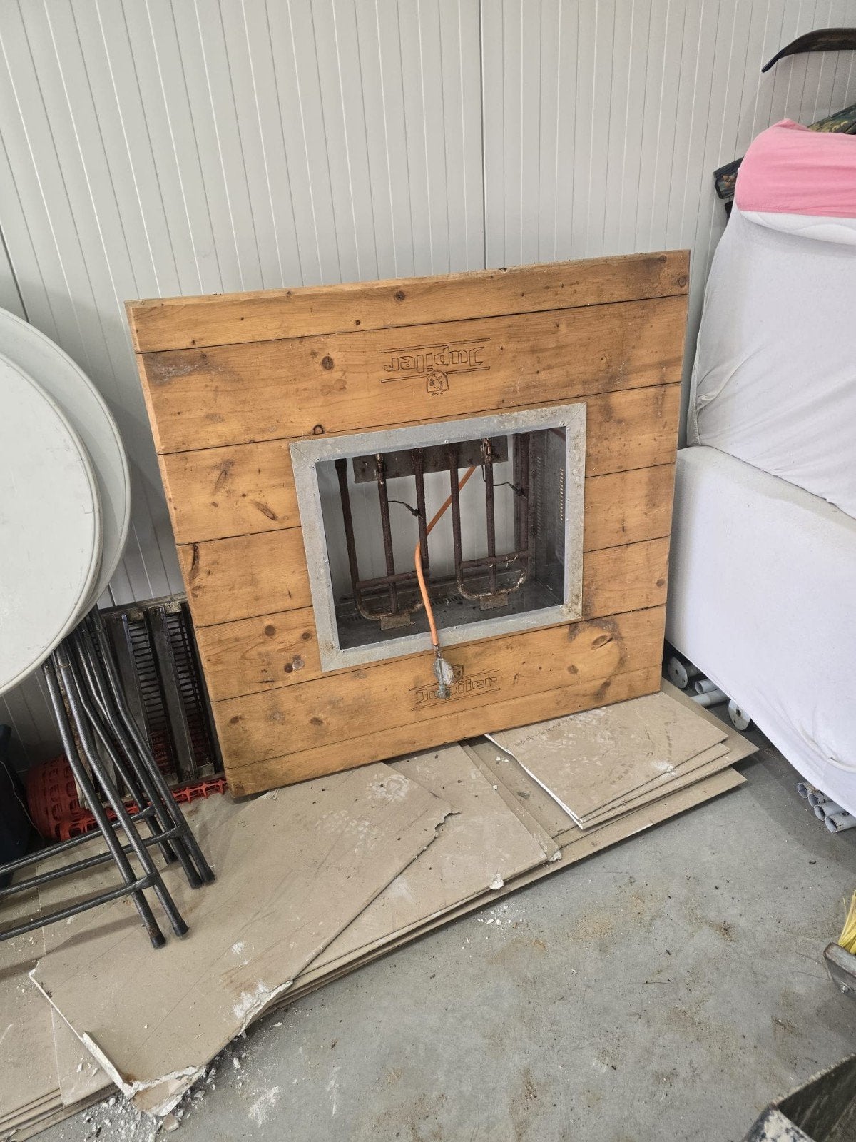 sta tafel barbecue, Tuin en Terras, Ophalen, Gebruikt