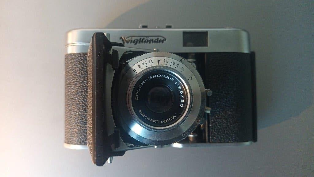 Voigtlander Vito IIa, getest met film, Audio, Tv en Foto, Fotocamera's Analoog, Ophalen, Gebruikt, Compact, Overige Merken