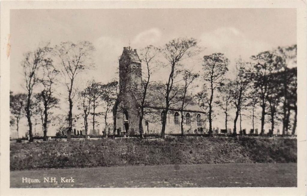 703-134-005 Hijum NH Kerk, Verzenden, Voor 1920, Friesland
