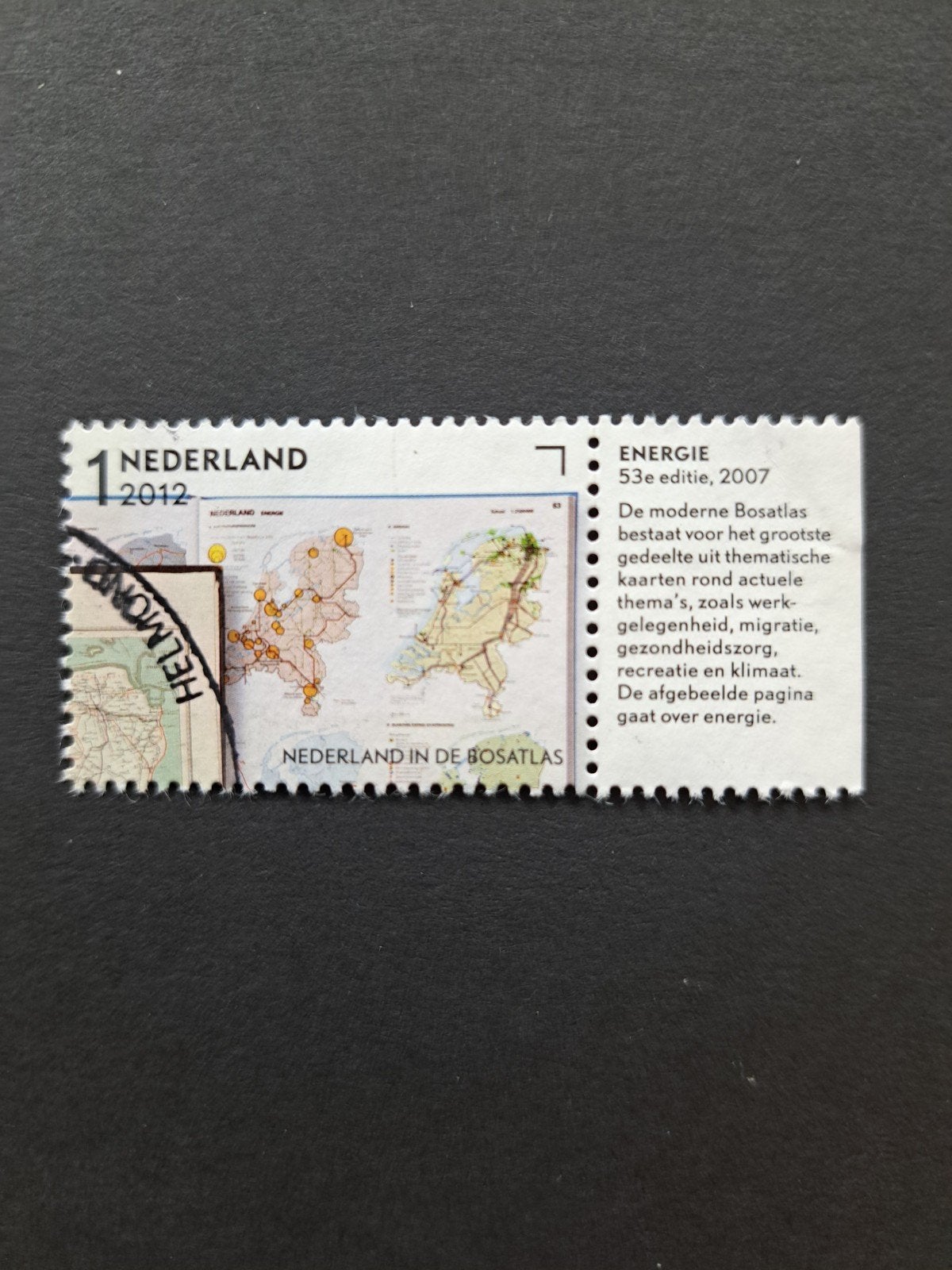 Nederland 2012 Nederland in de bosatlas, Ophalen of Verzenden, Gestempeld