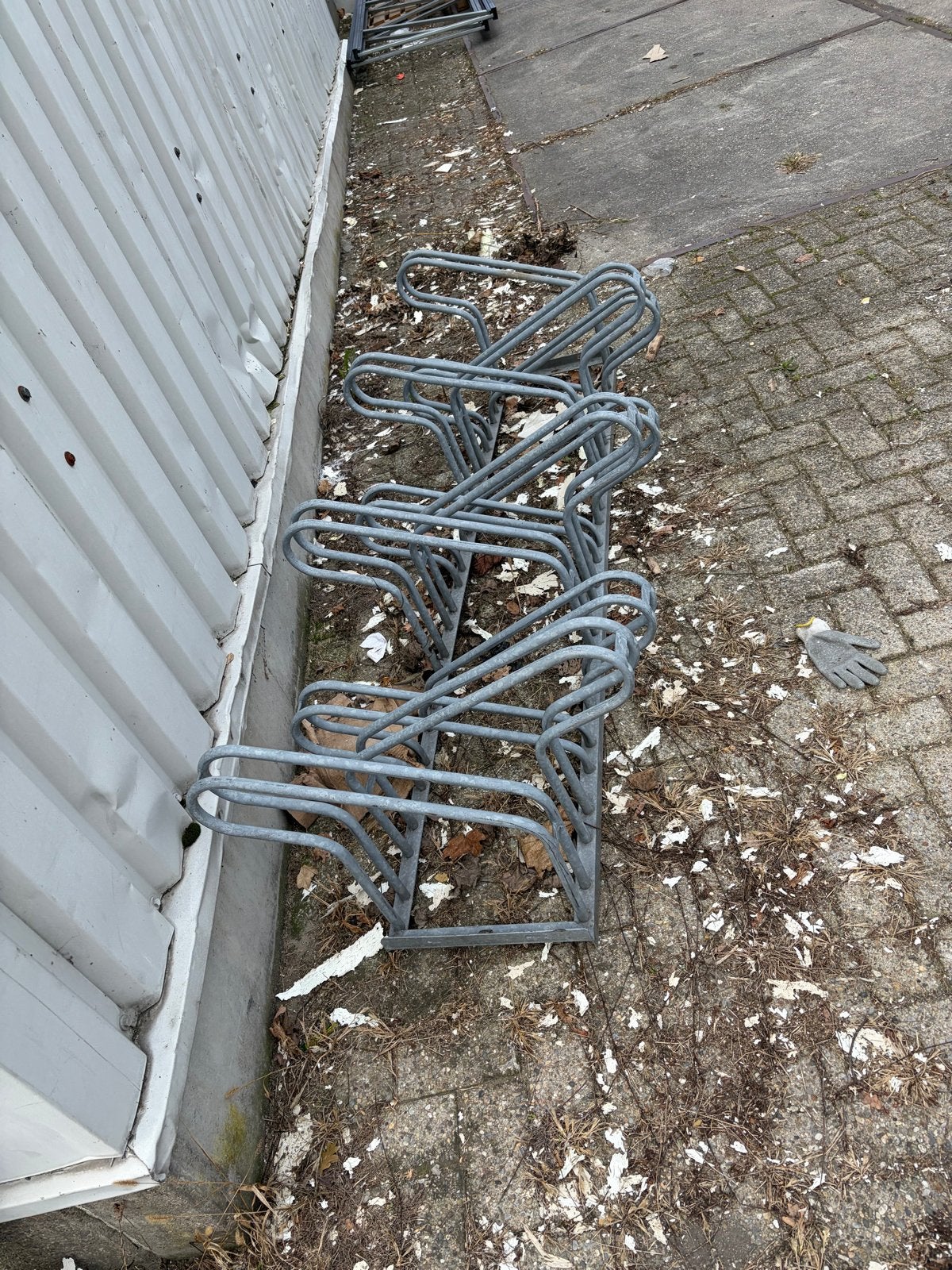 Robuust fietsenrek voor 5 fietsen - Gebruikt, goede staat, Ophalen, Gebruikt