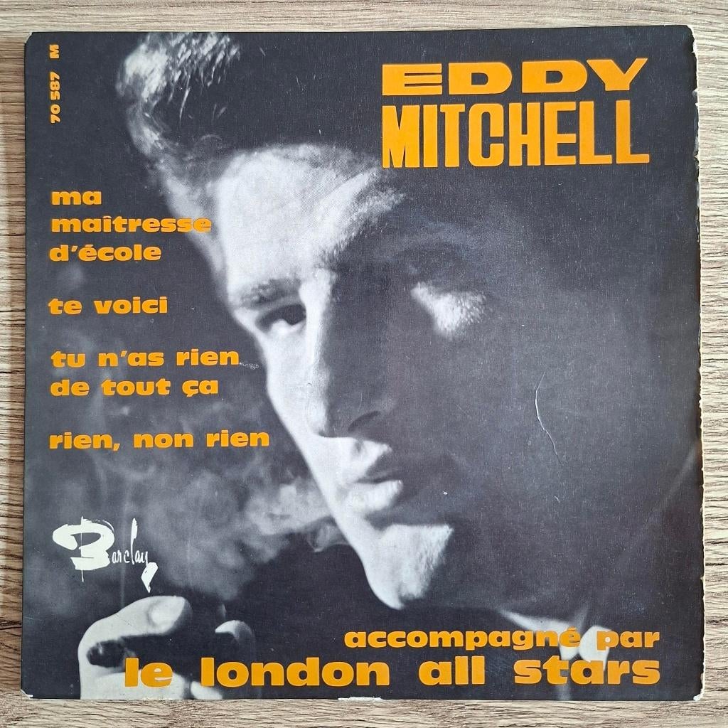 Eddy Mitchell EP Ma Maitresse d'Hotel, Gebruikt, 7 inch, Ophalen of Verzenden, Pop