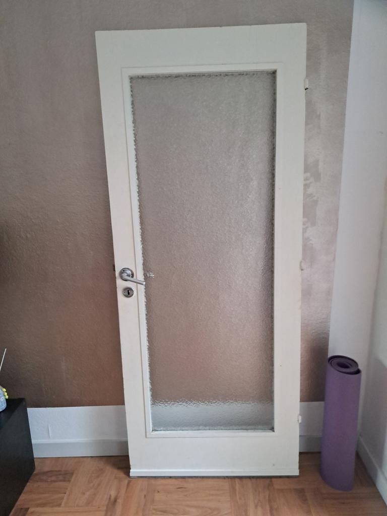 Gratis af te halen binnendeur, moet weg, Ophalen of Verzenden, Binnendeur, 200 tot 215 cm