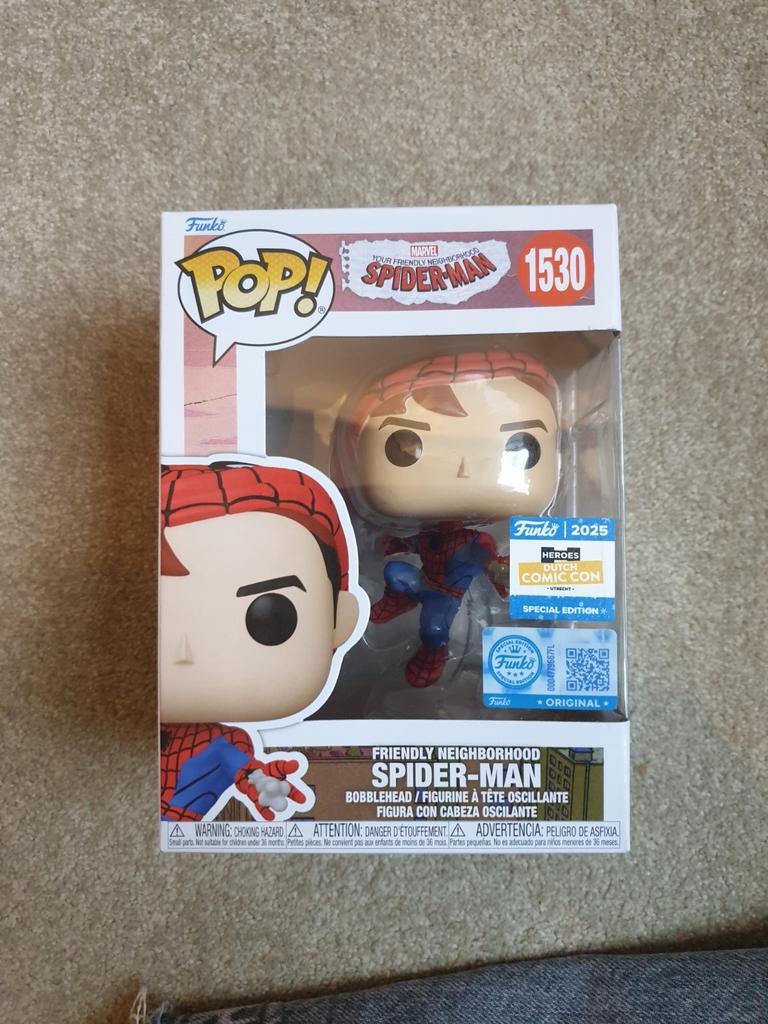 Funko Pop! Spider-Man #1530 Special Edition Dutch Comic Con, Ophalen of Verzenden, Nieuw