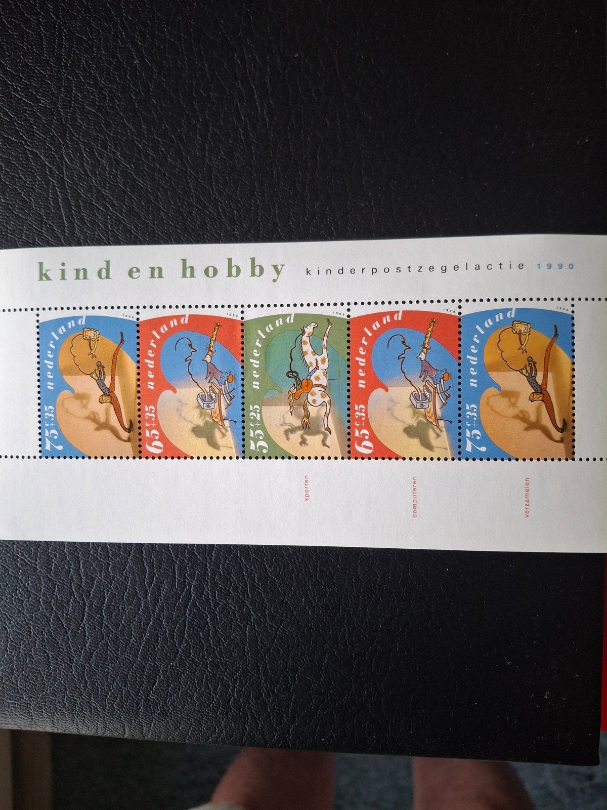 kinderpostzegelvelletje 1990, Ophalen of Verzenden, Postfris