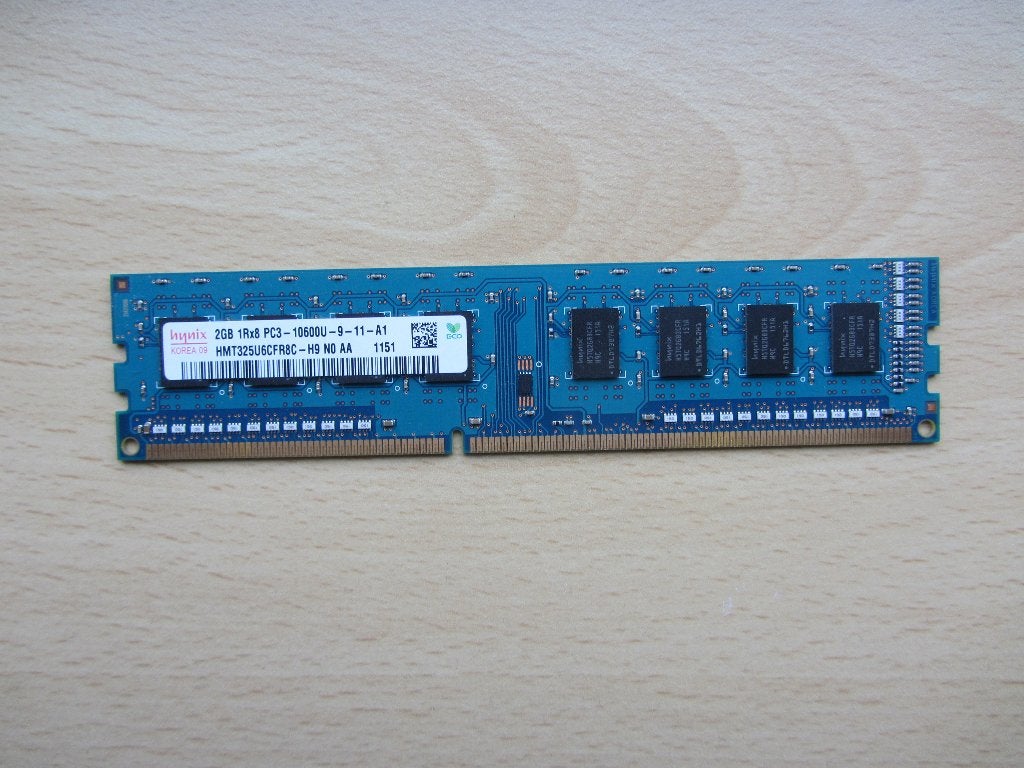 Hynix 2GB PC3-10600 DDR3-1333MHz non-ECC Unbuffered CL9, Computers en Software, RAM geheugen, 1333 MHzz, DDR3, Ophalen of Verzenden