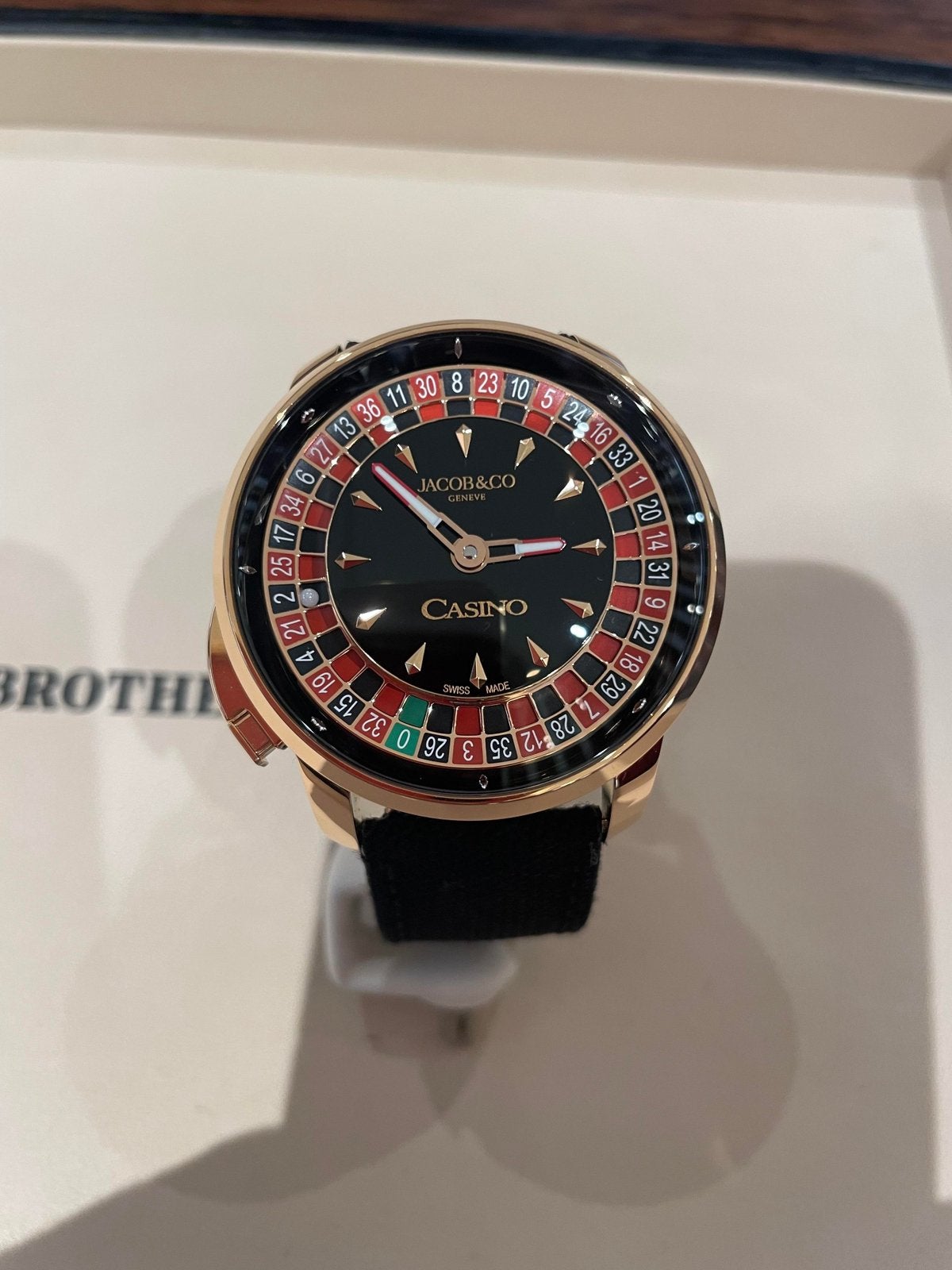 Jacob & Co Roulette Horloge, Sieraden, Tassen en Uiterlijk, Ophalen of Verzenden, Nieuw