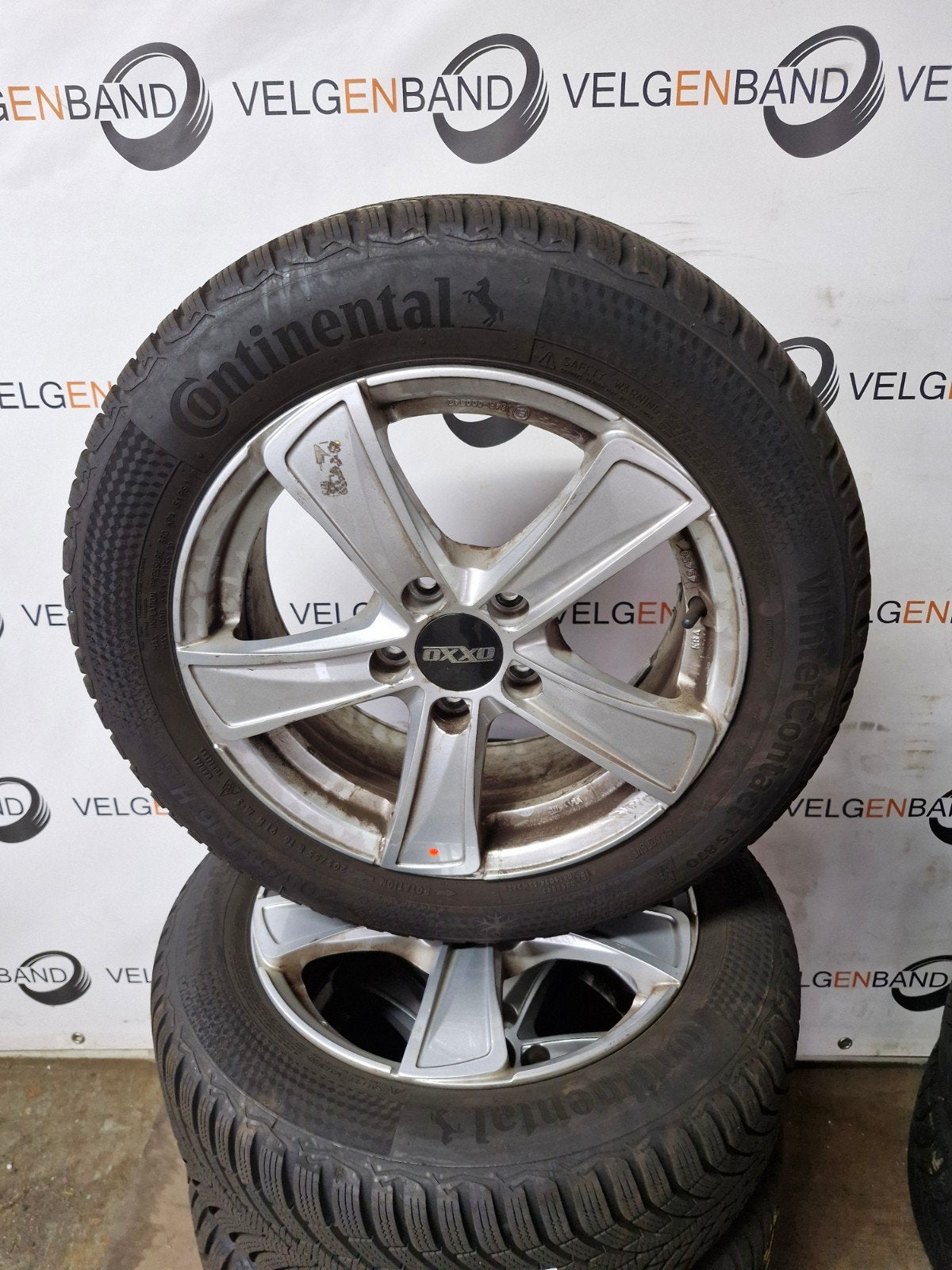 Winterset s Audi A3 VW Golf Leon 205 55 16 5x112 57,1 vag, Auto-onderdelen, Banden en Velgen, Ophalen, Gebruikt, 16 inch, .