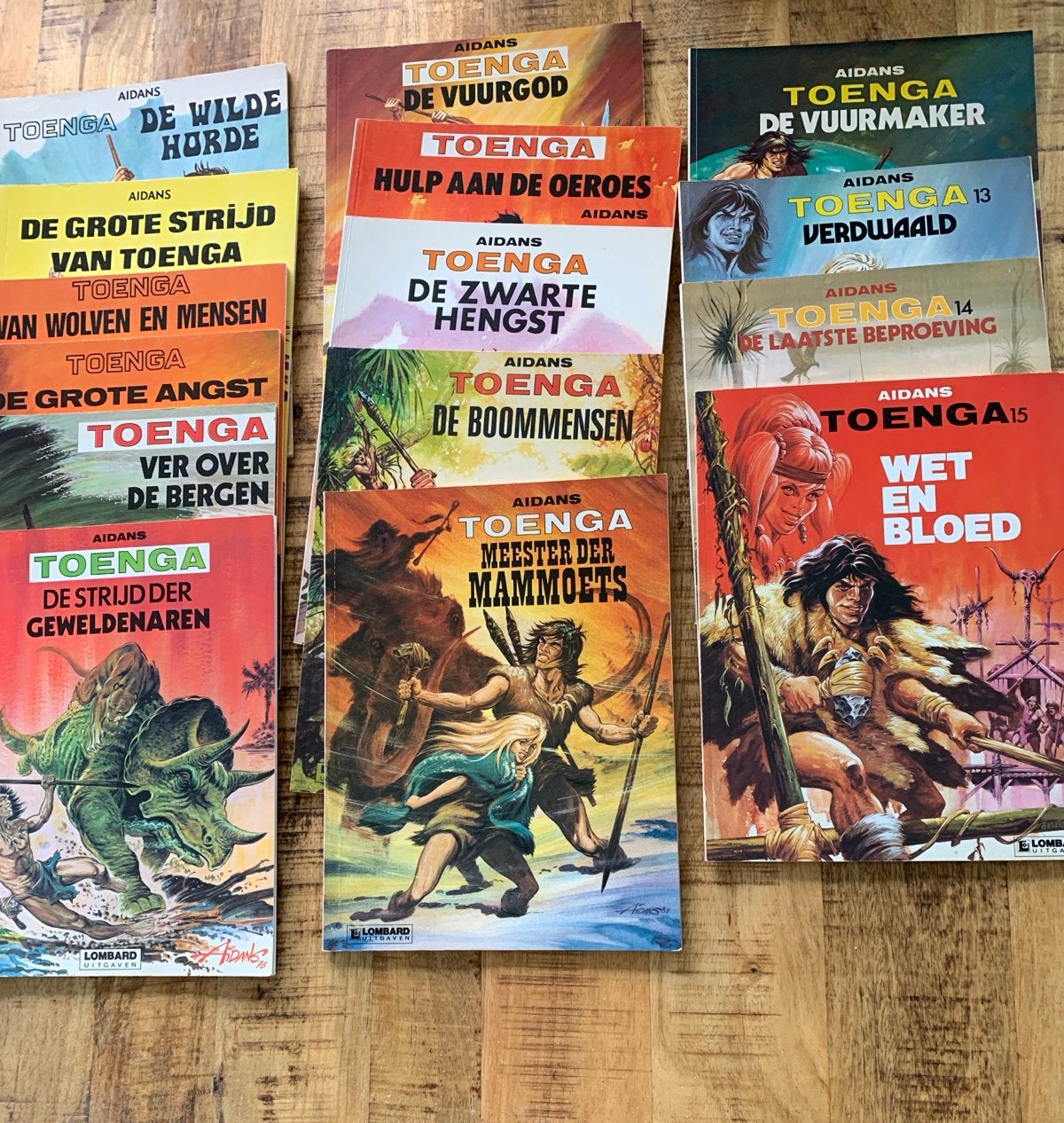 Toenga stripboeken collectie - 15 delen, Meerdere stripboeken, Ophalen of Verzenden, Gelezen