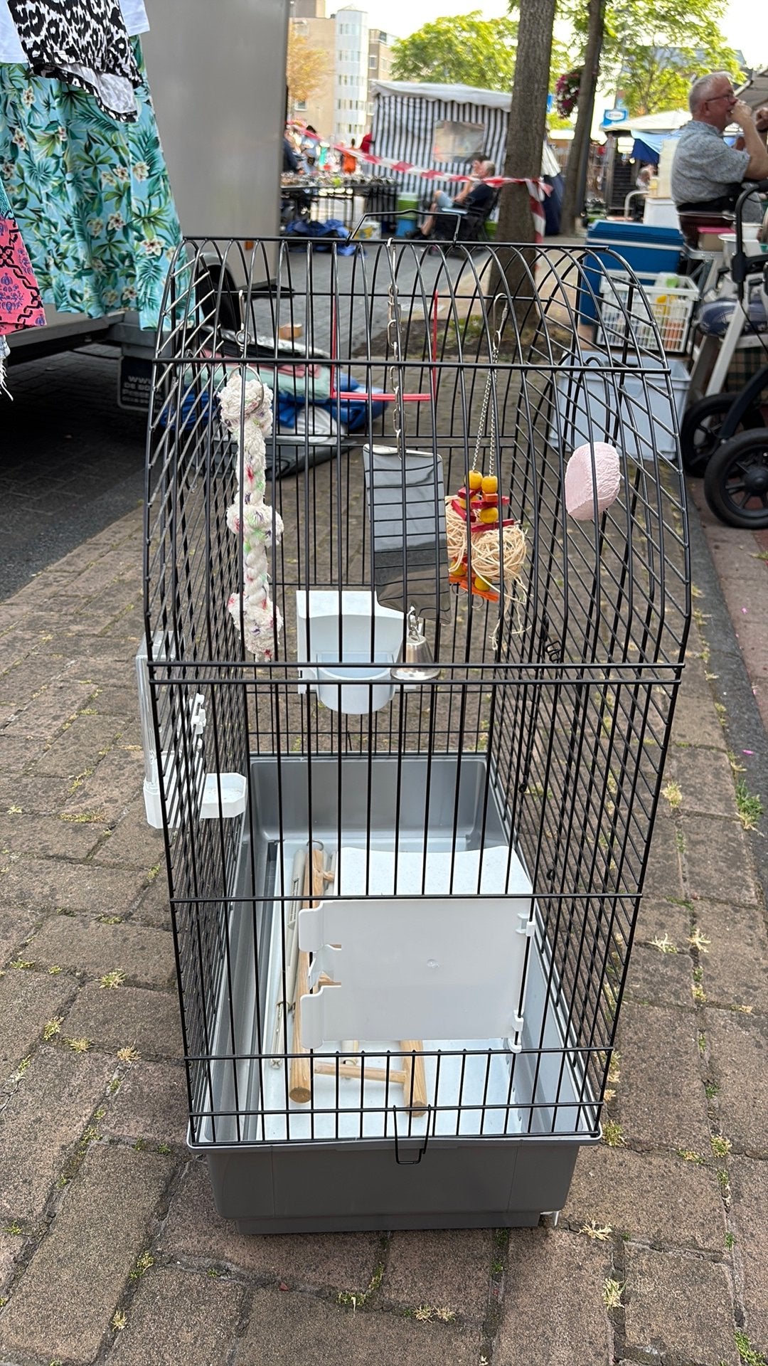 Vogelkooi ongebruikt groot voor oa kleine papegaai., Ophalen of Verzenden, Nieuw, Kunststof, Vogelkooi