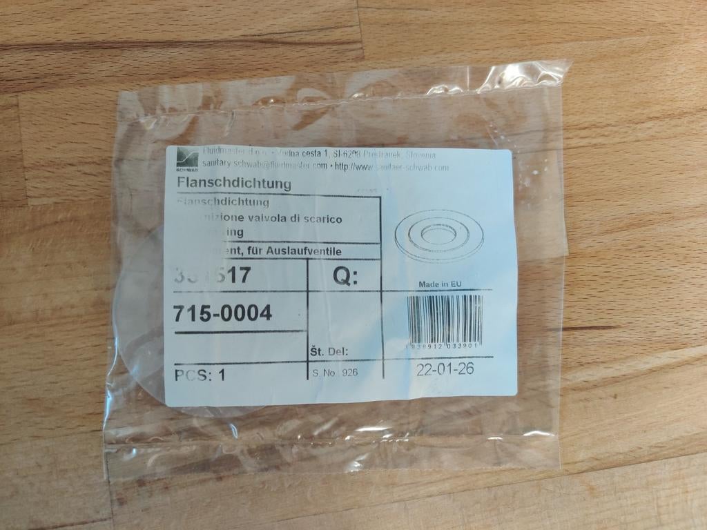 Bodemring Schwab, Verzenden, Afzuiger