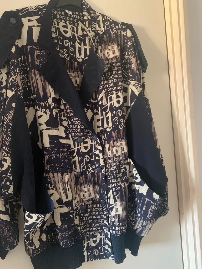 Blouson, Kleding | Dames, Ophalen of Verzenden, Zo goed als nieuw, Maat 46/48 (XL) of groter, Zwart