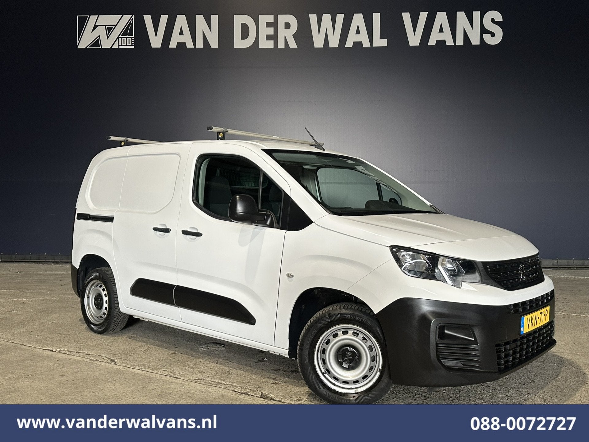 Peugeot Partner 1.5 BlueHDI L1H1 Euro6 Airco | Dakdragers |, Auto's, Bestelauto's, Voorwielaandrijving, Dealer onderhouden, Stof
