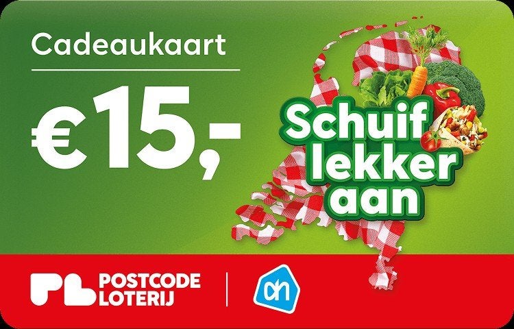 Gezocht Cadeaukaart Schuif lekker aan Postcodeloterij, Tickets en Kaartjes