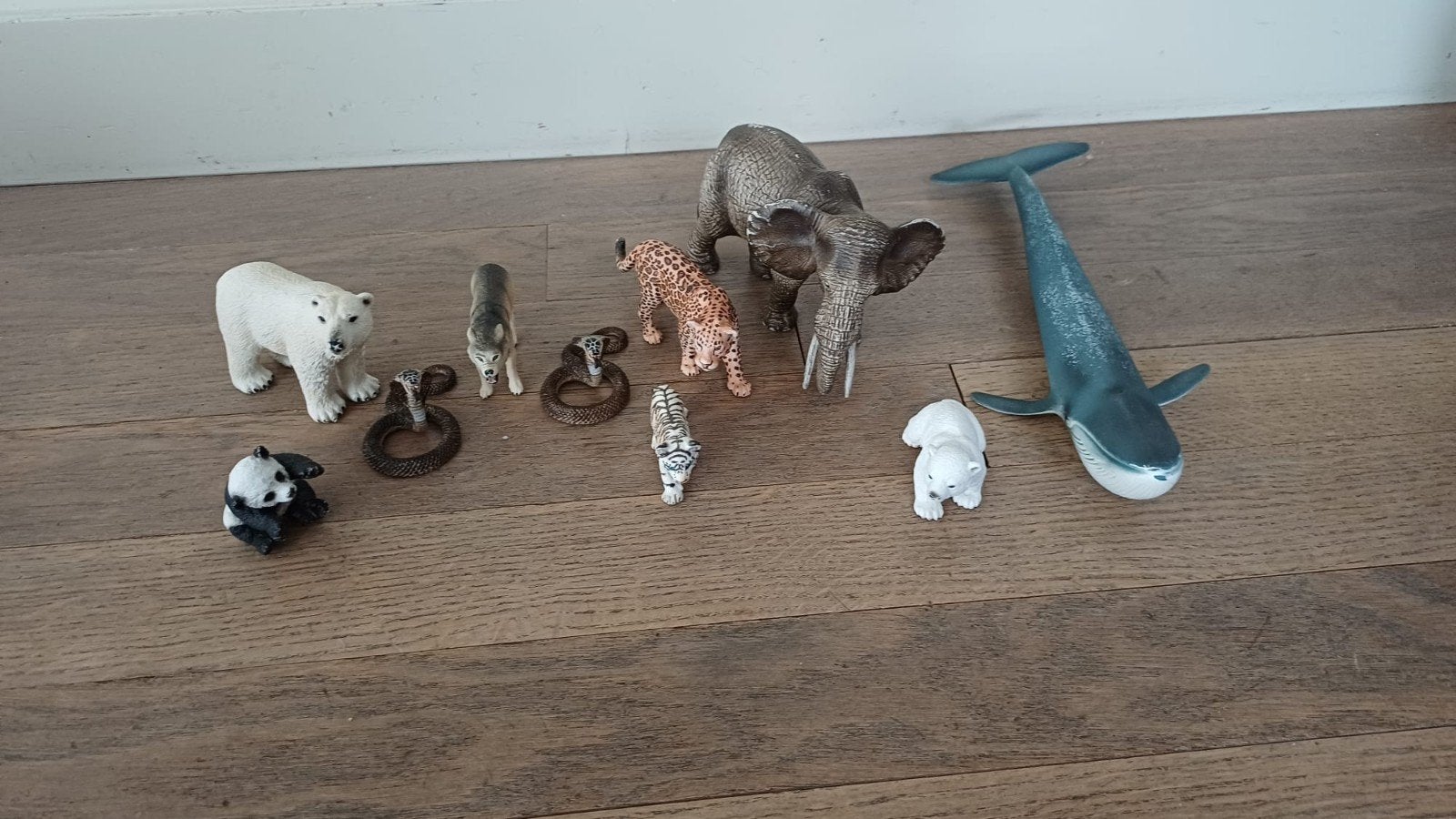 10 originele Schleich dieren - Diverse soorten, Ophalen of Verzenden, Gebruikt