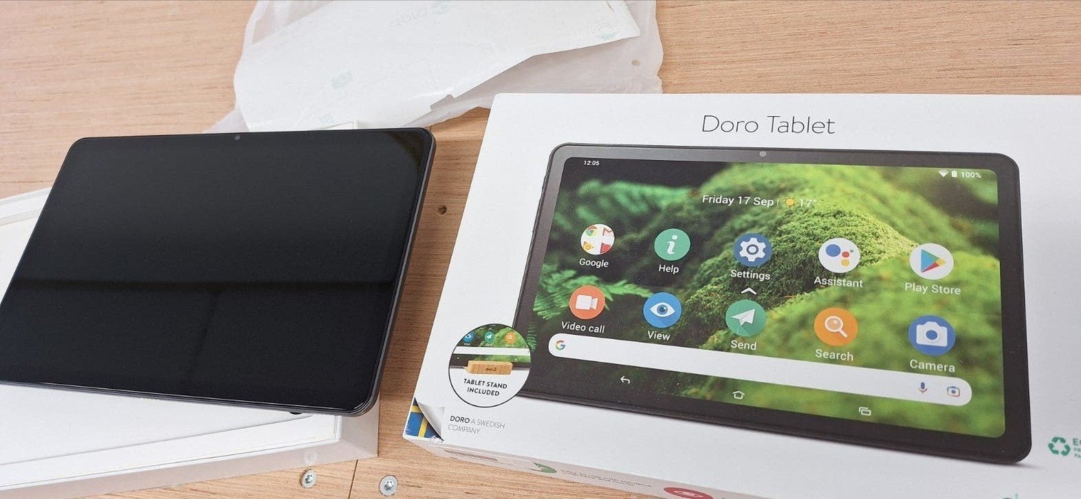 Nieuwe Doro Tablet - Zwart, 10 inch, Doro, Doro AB, Nieuw