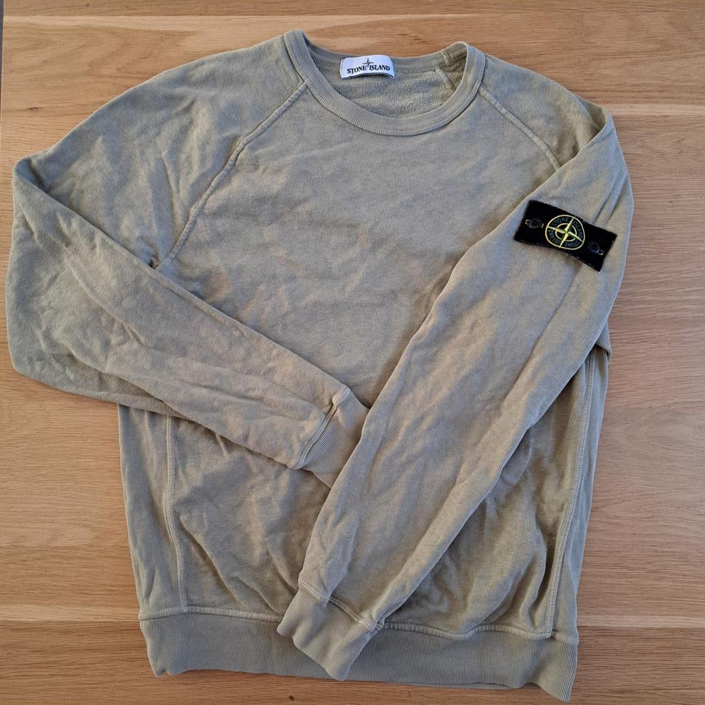 Stone Island sweater lichtgroen M, Ophalen of Verzenden, Zo goed als nieuw, Groen